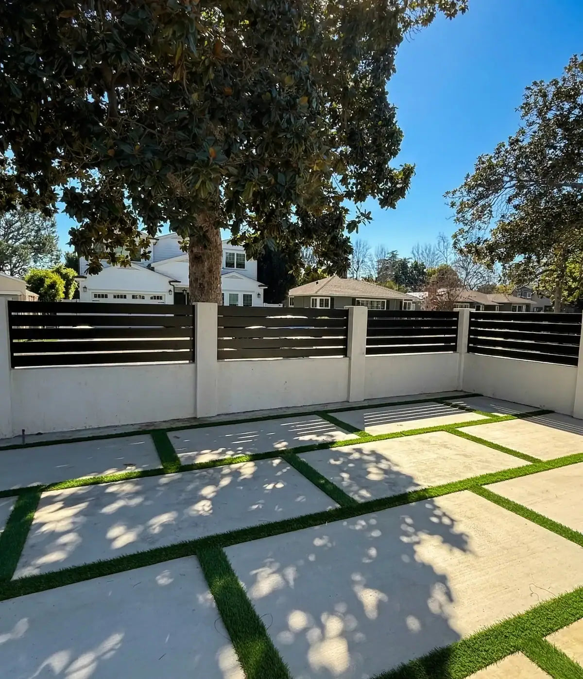 Fence and wall-topper installation